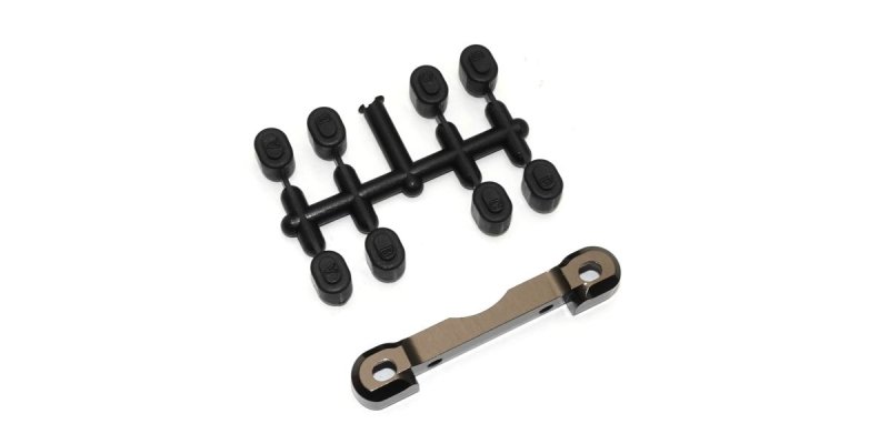 Kyosho LA433 - Aluminum Front Sus. Holder (FR/Gunmetal/ZX7.5)