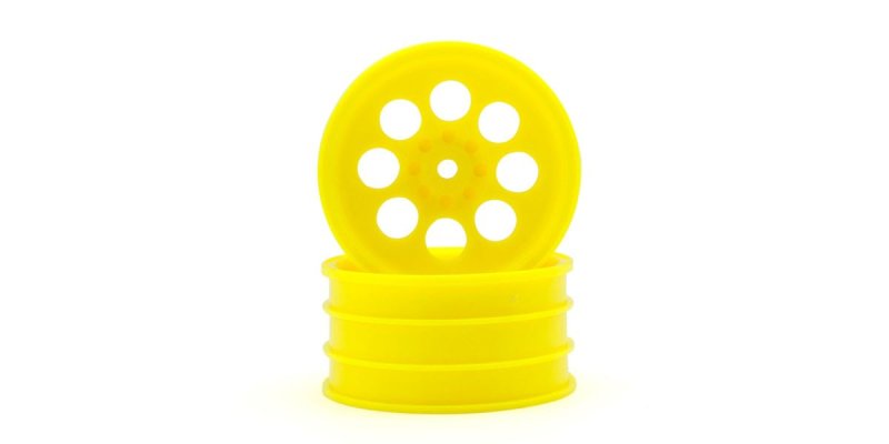 Kyosho OTH249Y - 8Hole Wheel 50mm (Front/Yellow/2pcs/Optima Mid)