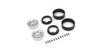 Kyosho CLH002SC - Bead-lock Wheel 1.9inch Spoke Silver Chrome (KC10/2pcs)