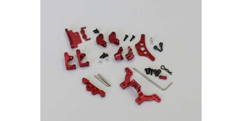 Kyosho MBW2013AR - Aluminum Hard Parts Set(Red/for MB-010)