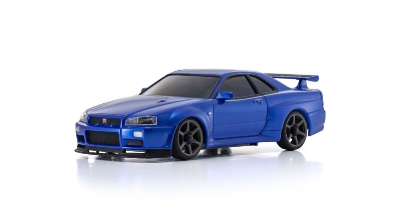 Kyosho MZP487MB - ASC MA020 NISSAN SKYLINE GT-R R34 V.specIINur Metallic Blue