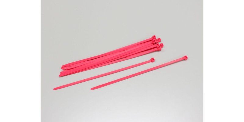 Kyosho 1702KP - Fluorescent straps *4.0 x 200mm, 12 pieces/pink