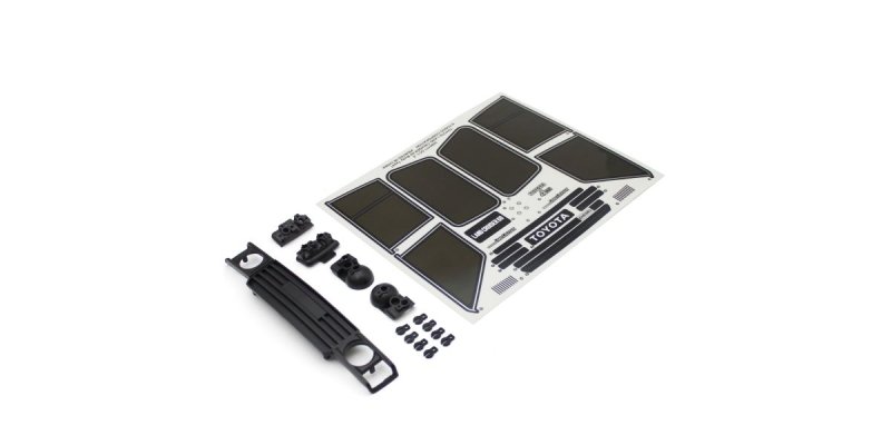 Kyosho CLB001-01BK - TOYOTA LAND CRUISER 60 Body Type1 Grille Set (Black)
