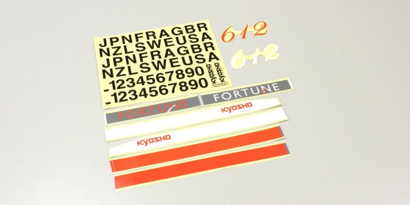 Kyosho FO52 - Decal (FORTUNE612III)