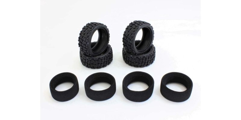 Kyosho JK3202SS - 1/10 Rally COURAGIA Tire w/insert (4pcs)