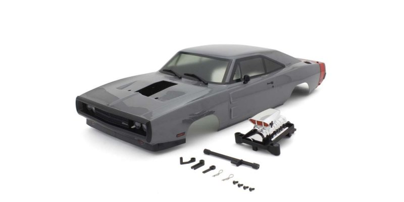 Kyosho FAB707GY - 1970 Dodge Charger Supercharged VE Gray Decoration Body Set