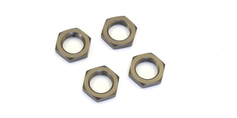 Kyosho IF222GM - Wheel Nut (Gunmetal/4pcs)