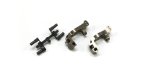 Kyosho IFW436 - Al Front Hub Carrier Set(L,R/16/Gunmeta