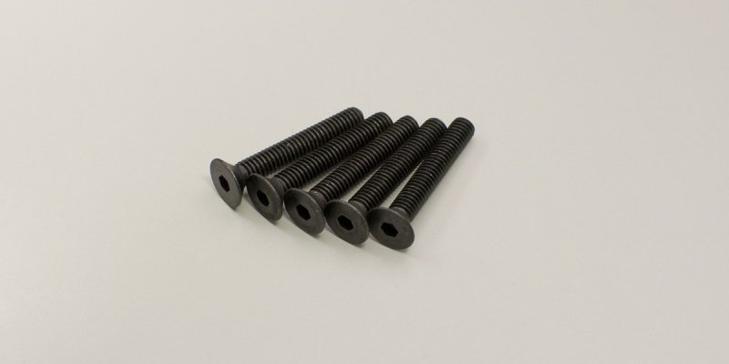 Kyosho 1-S34025H - Flat Head Screw(Hex/M4x25/5pcs)