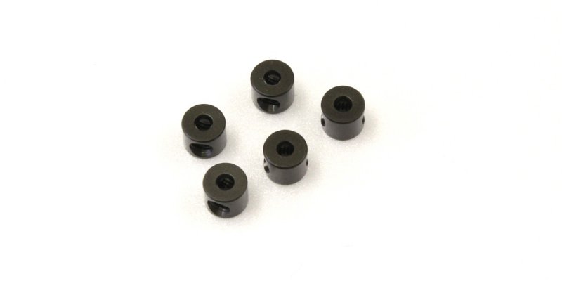 Kyosho 97049GM - Linkage Stopper(2mm/Gunmetal/5pcs)