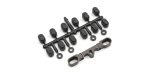 Kyosho LAW95GM - Al Rear Sus. Holder (RR/Gunmetal/LAZER)
