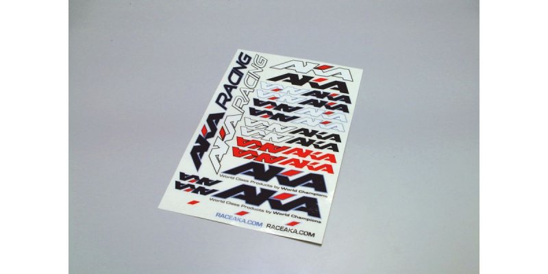 Kyosho AKA98201 - AKA Sponsor Decal Sheet (Large)