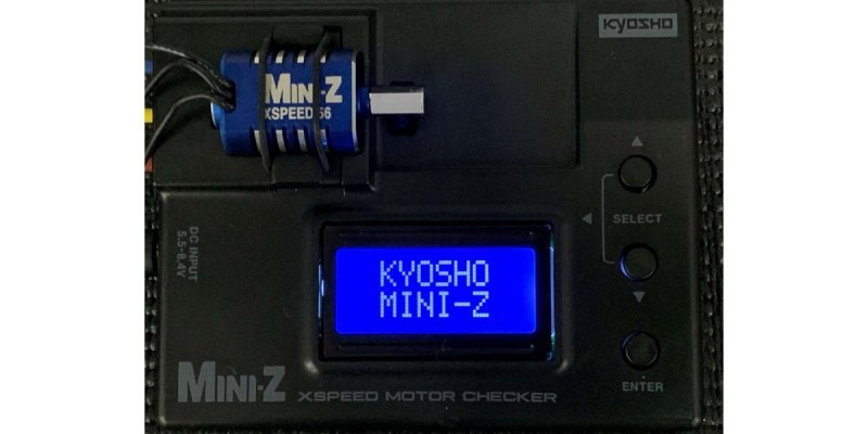 Kyosho MZW124 X-SPEED MINI-Z Motor Checker