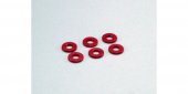 Kyosho W0145R - Aluminum Collar (3x7x1/RED/6Pcs)