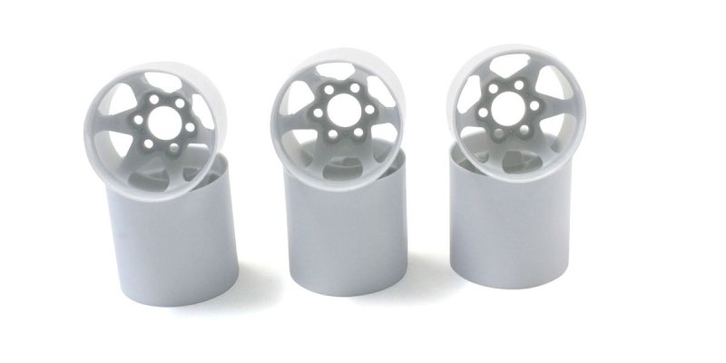 Kyosho PZ302-6W - Rear Wheel (White/6pcs)