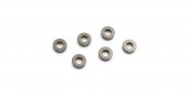 Kyosho W0142GM - Aluminum Collar (3x6x2mm/Gunmetal/6pcs)