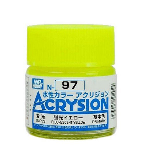 Mr.Hobby N97 - Fluorescent Yellow Gloss 10ml