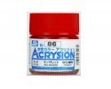 Mr.Hobby GSI-N86 - Acrysion Acrylic Water Based Color Gloss Red Madder - 10ml