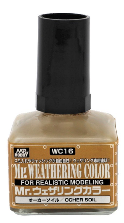 Mr.Hobby WC16 - Filter Liquid Ocher Soil 40ml (Mr.Weathering Color)