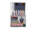 Mr.Hobby GSI-GMS122 - Gundam Marker Pour Type Set (6Pcs - GM300/302/303/311/312/313)