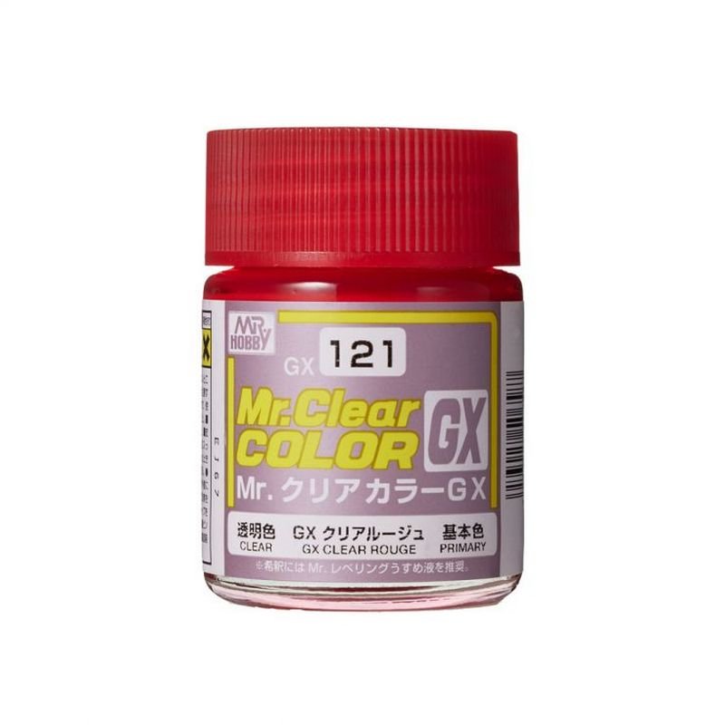 Mr.Hobby GX121 - Mr. Clear Color Rouge - 18ml