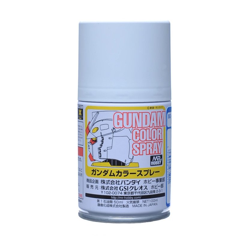 Mr.Hobby GSI-SG01 - Gundam Color Spray - MS White (Union A.F) - 100ml