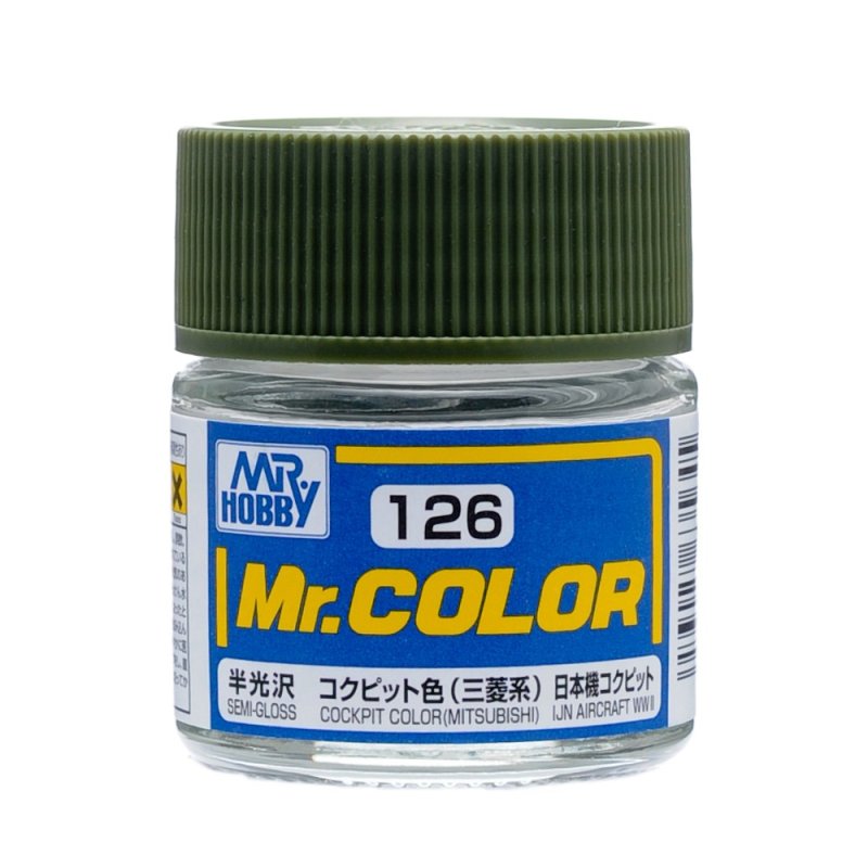 Mr.Hobby GSI-C126 - Semi-gloss - Cookpit Color (Mitsubishi) - 10ml