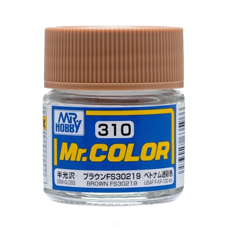 Mr.Hobby GSI-C310 - Semi-gloss - Brown FS30219 - 10ml