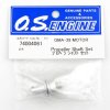 O.S. ENGINES PROPELLER SHAFT SET OMA-28 M3 MOTOR SHAFT