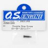 O.S. ENGINES THROTTLE STOP SCREW 20D,20F,2FB