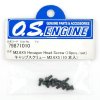 O.S. ENGINES HEXAGON SOCKET HEAD SCREW CAP SCREW M2.6X5 10 PCS