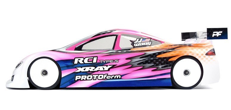 Protoform 1/10th Scale Type-S 190mm Light Weight Clear Touring Car Body 1560-25 