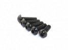 RAD-AC-30003 M3x8mm Aluminum Button Head Screw, Black, 5 pcs