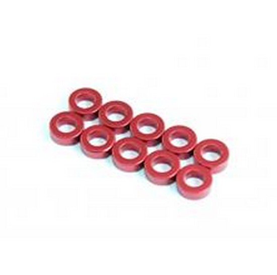 RAD-AC-10018 3x5.5x1.5mm Aluminum Spacer, 10 pcs, Red