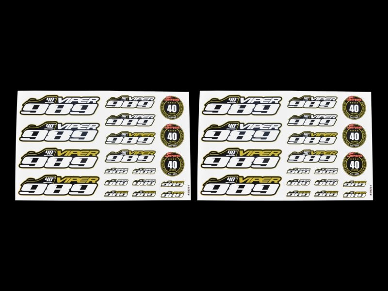 Serpent SER903798 Decal sheet Viper S989 40th Anniversary