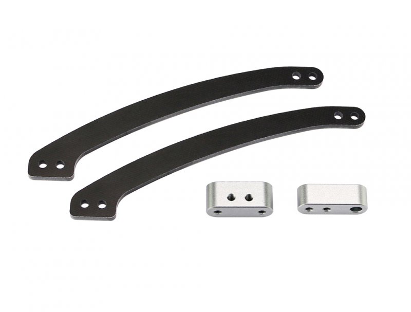 Serpent SER600992 Chassis Brace set Rear GTE LWB (4)