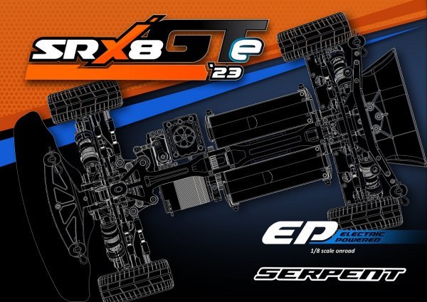 Serpent SER600067 SRX8 GTE \'23 1/8 4wd EP