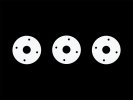 Serpent SER401841 Shock piston 4-holes