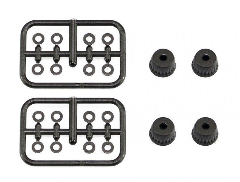 Serpent SER500651 Shock travel limiter 0 75 (8) + 1.25 (4) + caps (4) SRX