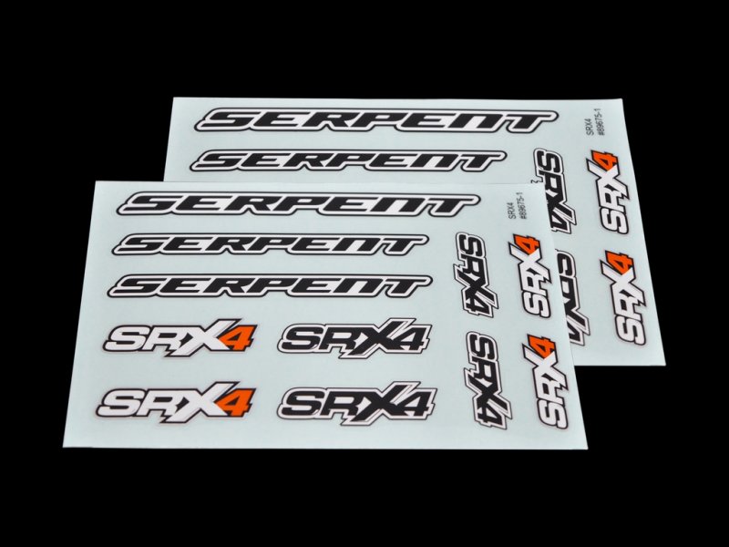 Serpent SER500808 Decal Sheet (2) SRX4 Gen3