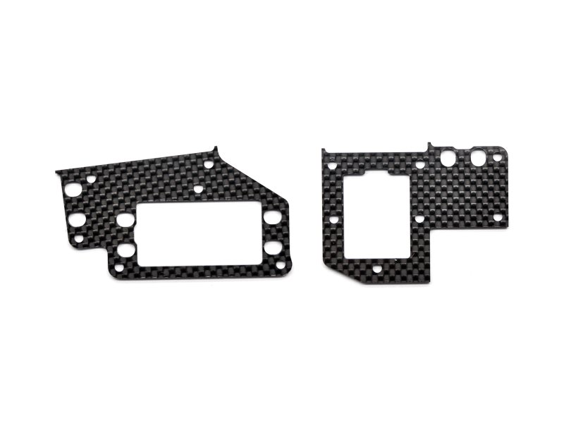 Serpent SER601378 Radioplate mounts carbon