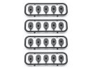 Serpent SER601382 Adjustable upright inserts