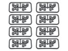 Serpent SER601336 Suspension bracket inserts