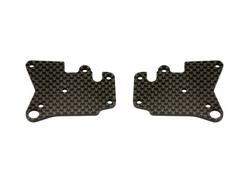 Serpent SER903696 Wishbone insert carbon Rear Lightweight (2)