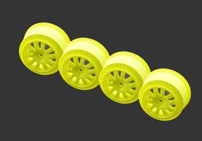 Serpent DRC214020 1/10 SC rim Yellow (2)