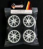 Solaris S-T40JGM4W 1/10 High-Performance Slick Tire Set 40-J Spoke Wheel (4 pcs/set)