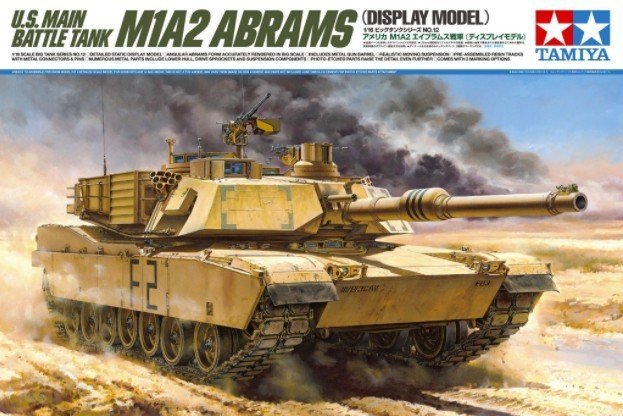 Tamiya 36212 Collector Grade 1/16 M1A2 Abrams Display Kit