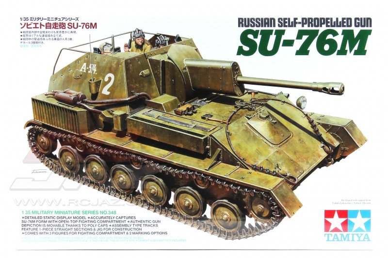 Tamiya 35348 - 1/35 Russian Self-Propelled Gun SU-76M