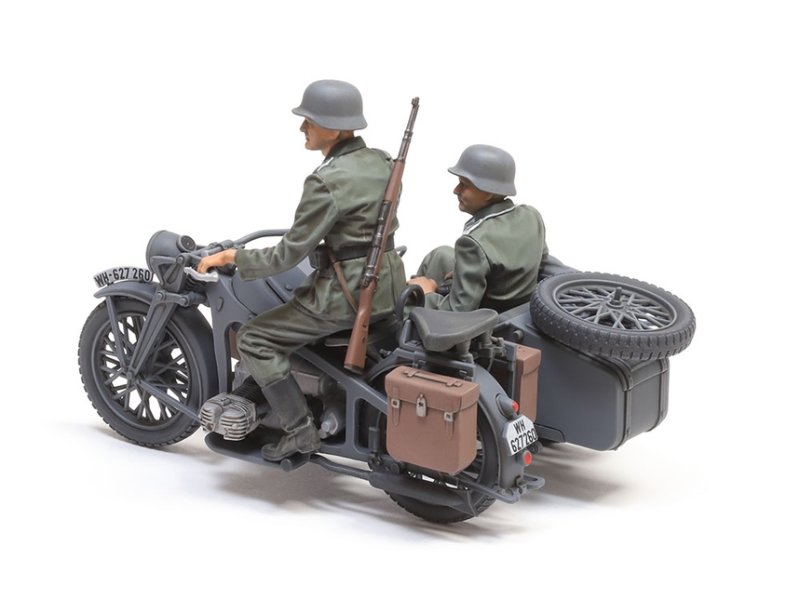 Tamiya WWII German KS600 Motorcycle & Sidecar 35384