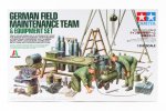 Tamiya 37023 - 1/35 German Field Maintenance Team and Equipment Set Tamiya 37023 - 1/35 German Field Maintenance Team and Equipment Set
